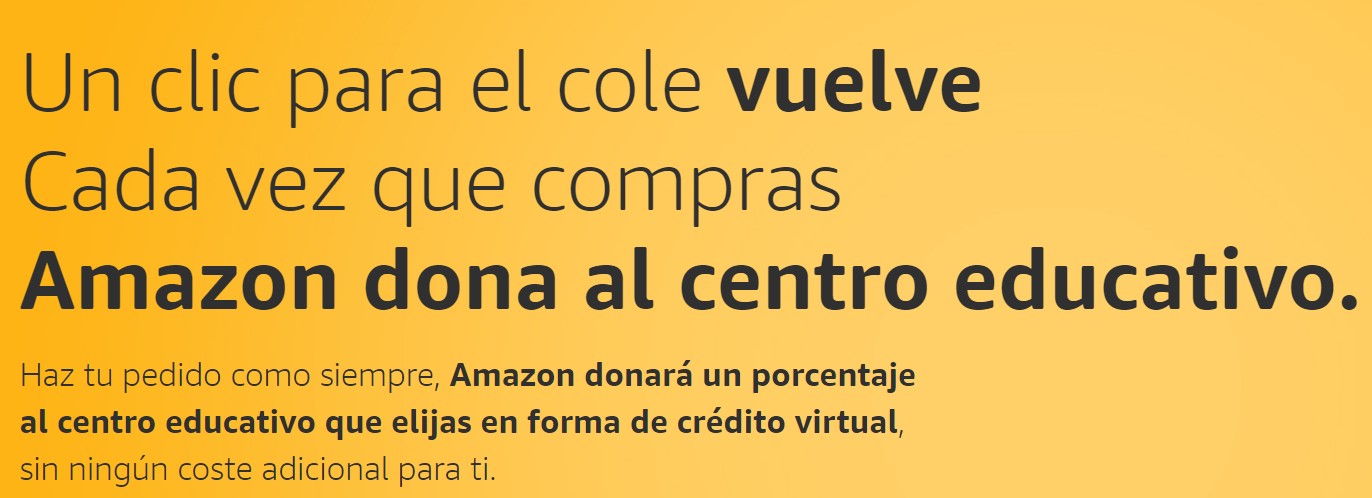 Si compras en Amazon puedes apoyar a nuestro centro.